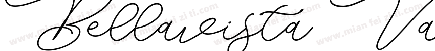 Bellavista Variable字体转换